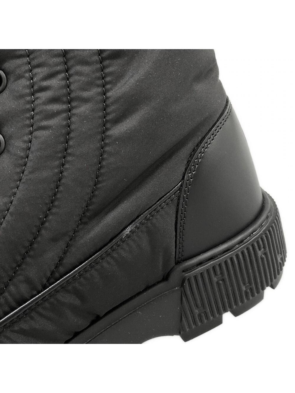 Hermes Fresh Black Nylon Rubber Women's #281285H10B - Picture 12 of 12